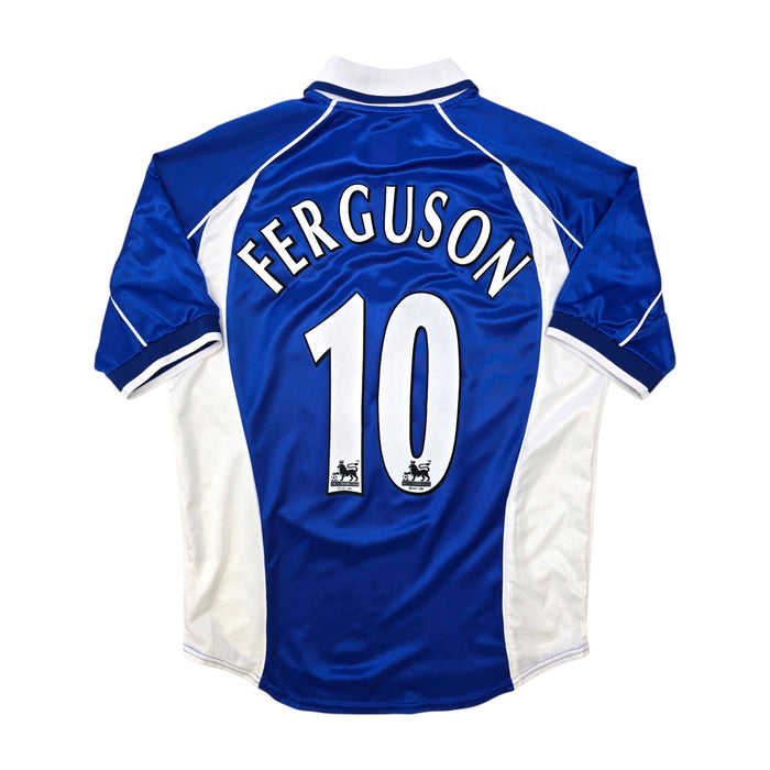 2000/02 Everton Home Football Shirt (M) Puma #10 Ferguson