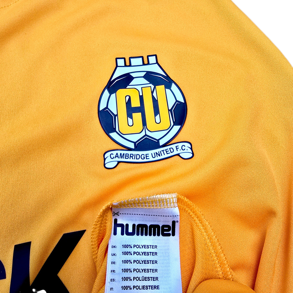 2019/20 Cambridge United Home Football Shirt (M) Hummel #30 Roles