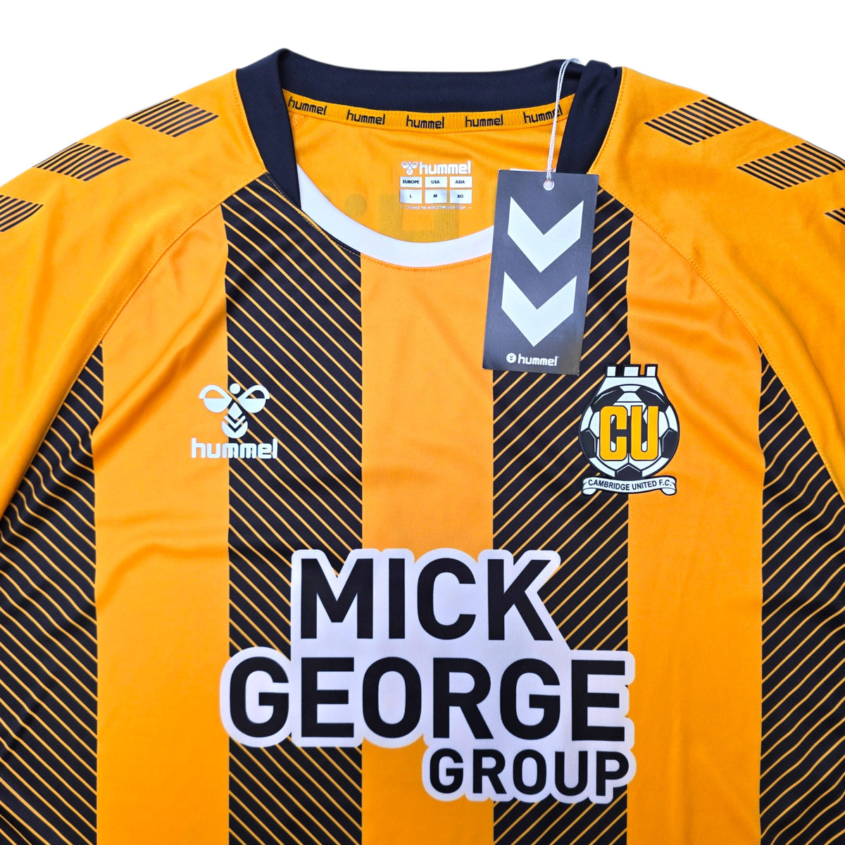 2020/21 Cambridge United Home Football Shirt (L) Hummel #4 Digby (BNWTs)