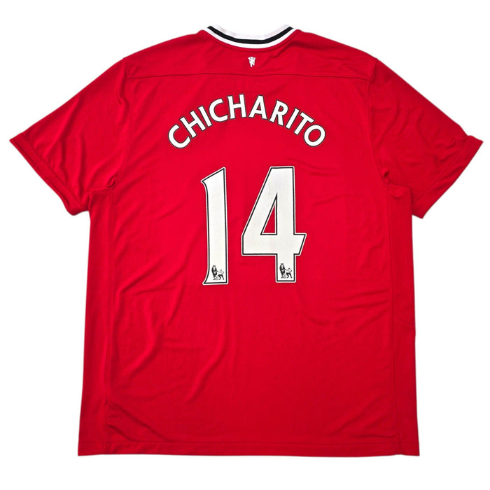 2011/12 Manchester United Home Football Shirt (2XL) Nike #14 Chicharito