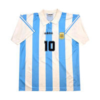 1994/95 Argentina Home Football Shirt (L) Adidas #10 Maradona