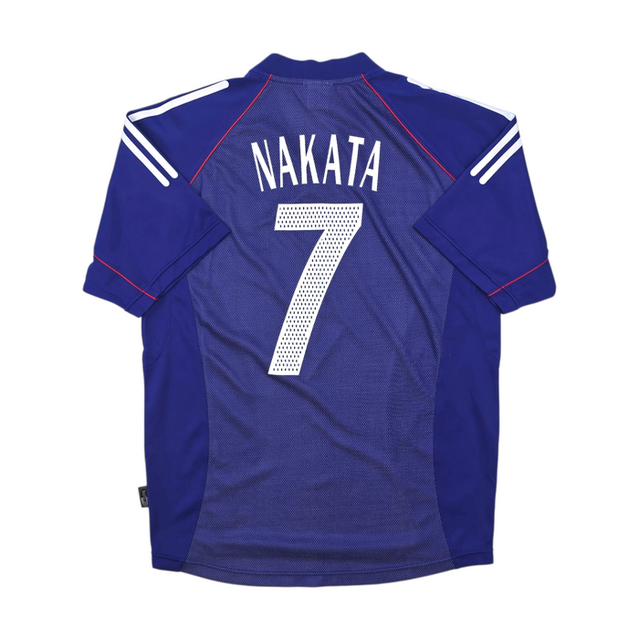 2002/04 Japan Home Football Shirt (L) Adidas #7 Nakata