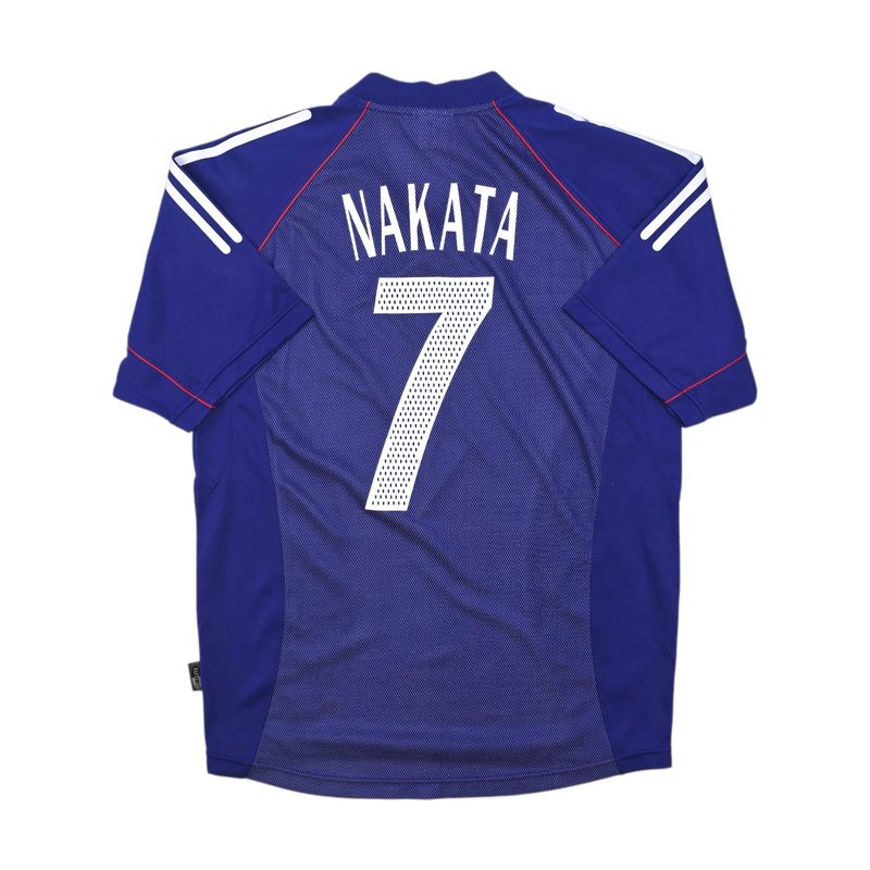 2002/04 Japan Home Football Shirt (L) Adidas #7 Nakata