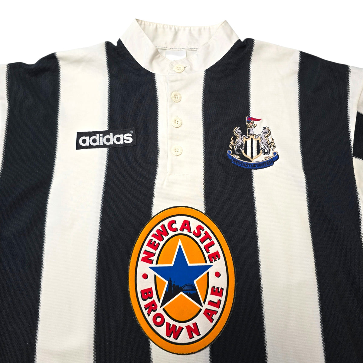 1995/97 Newcastle United Home Football Shirt (S) Adidas