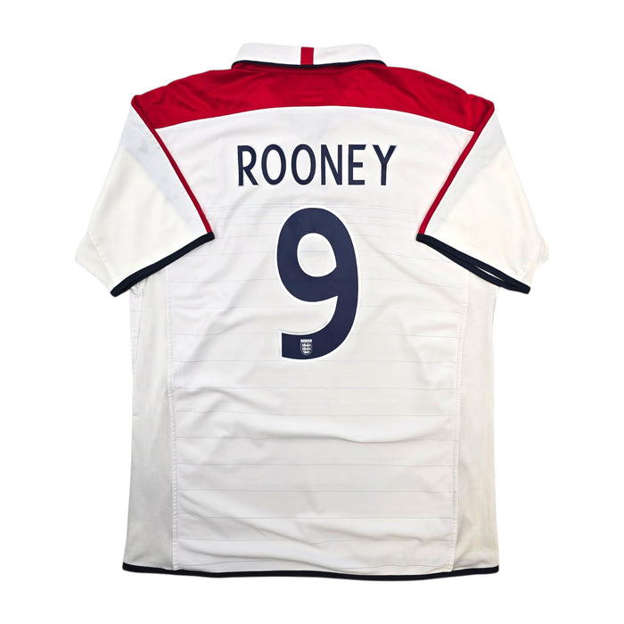 2003/05 England Home Football Shirt (XL) Umbro #9 Rooney