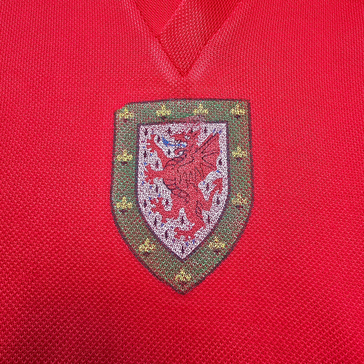 1976/79 Wales Home Football Shirt (S) Admiral