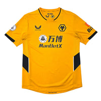 2021/22 Wolverhampton Wanderers Home Football Shirt (M) Castore #7 Neto