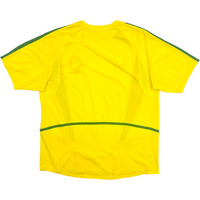 2002/04 Brazil Home Football Shirt (L) Nike