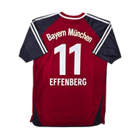 2001/02 Bayern Munich Home Football Shirt (L) Adidas #11 Effenberg