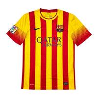 2013/14 Barcelona Away Football Shirt (S) Nike #10 Messi