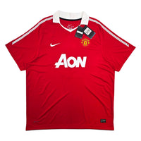 2010/11 Manchester United Home Football Shirt (2XL) Nike #19 Champions (BNWTs)