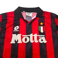 1993/94 AC Milan Home Football Shirt (L) Lotto #11