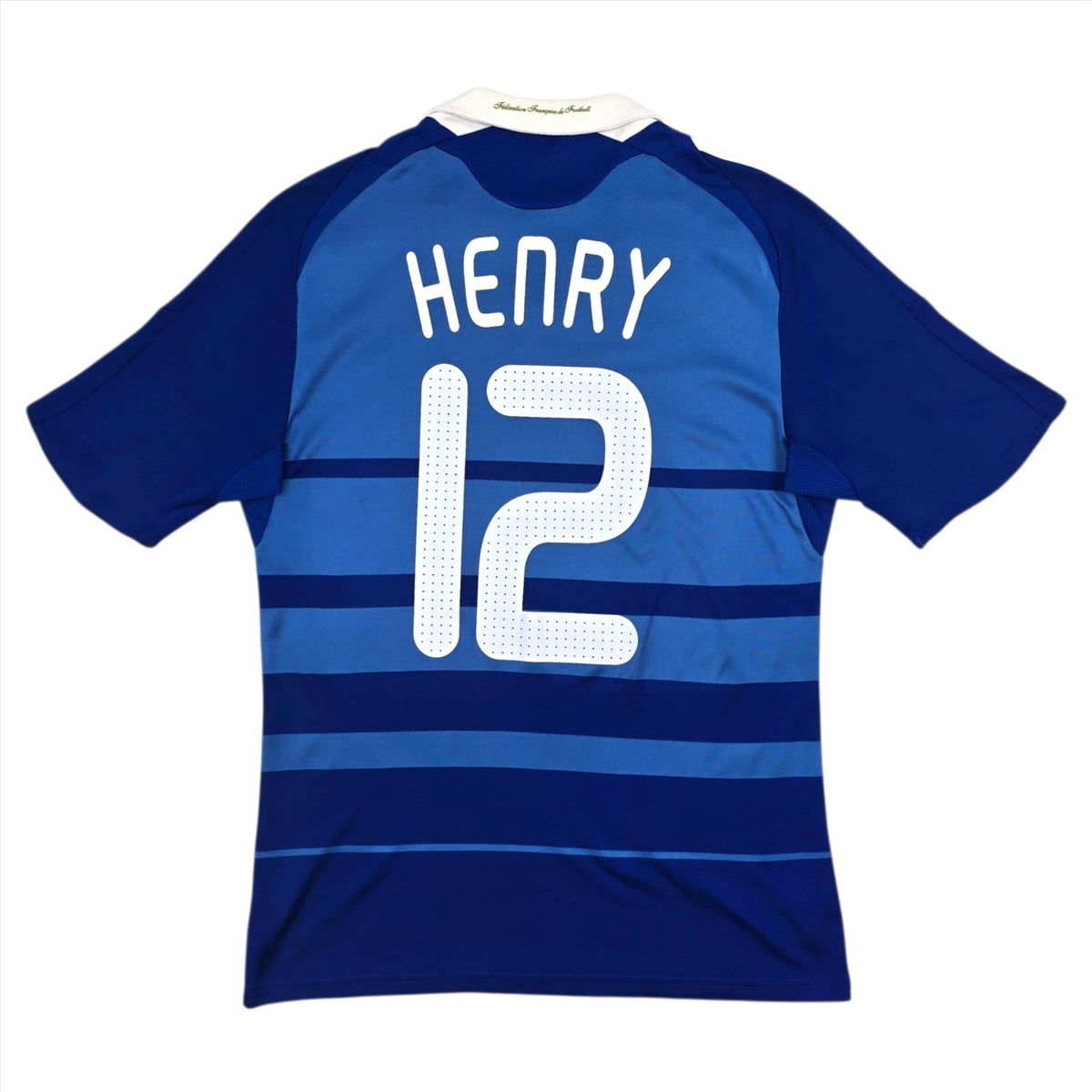 2008/09 France Home Football Shirt (M) Adidas #12 Henry