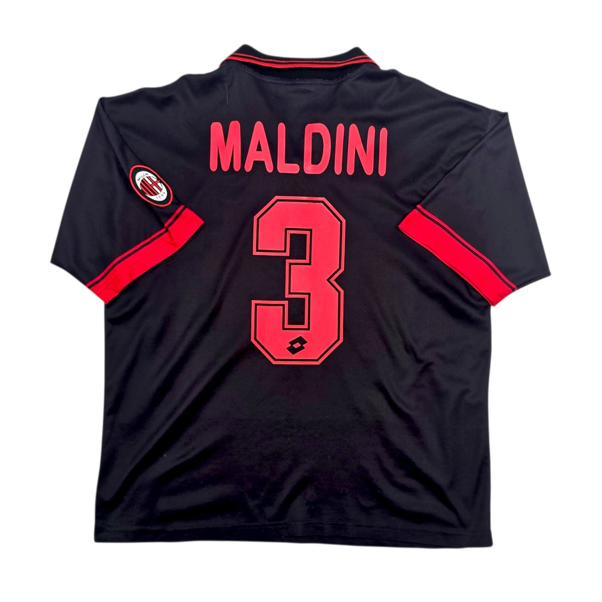 1996/97 AC Milan Third Football Shirt (L) Lotto #3 Maldini