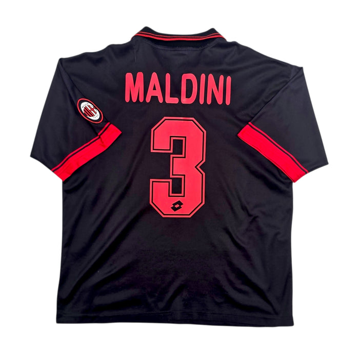 1996/97 AC Milan Third Football Shirt (L) Lotto #3 Maldini
