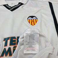 2000/01 Valencia Home Football Shirt (2XL) Nike #6 Mendietta