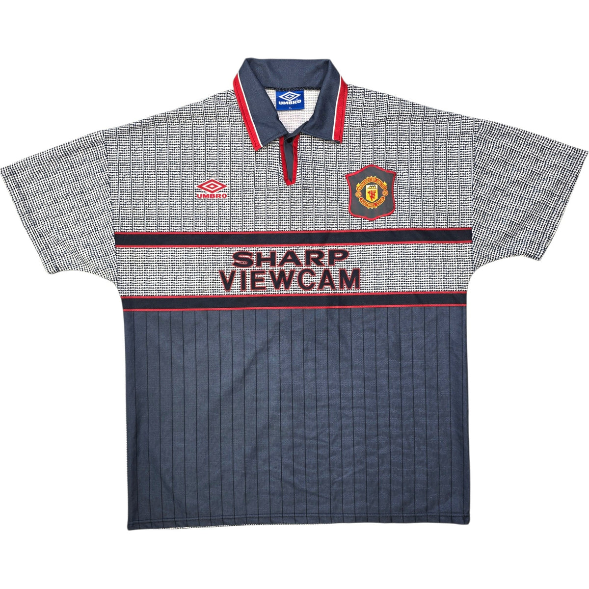 1995/96 Manchester United Away Football Shirt (XL) Umbro #7 Cantona