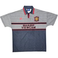 1995/96 Manchester United Away Football Shirt (XL) Umbro #7 Cantona