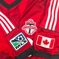 2013/14 Toronto Home Football Shirt (XL) Adidas #18 Defoe