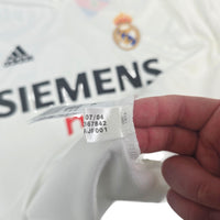 2004/05 Real Madrid Home Football Shirt (XL) Adidas #9 Ronaldo