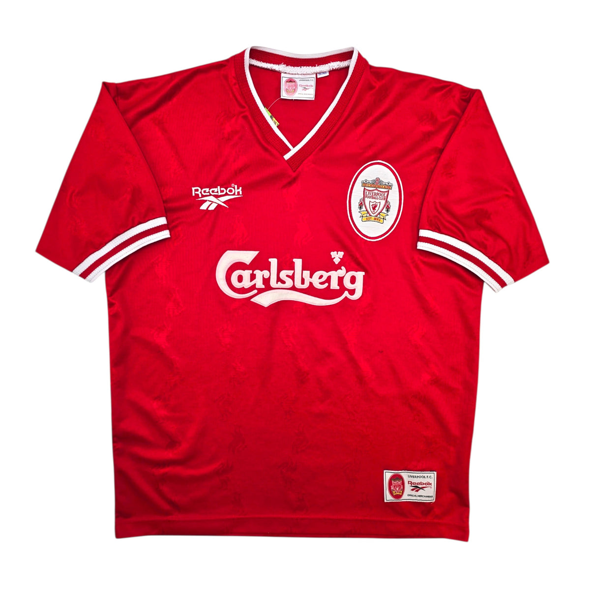 1996/98 Liverpool Home Football Shirt (M) Reebok