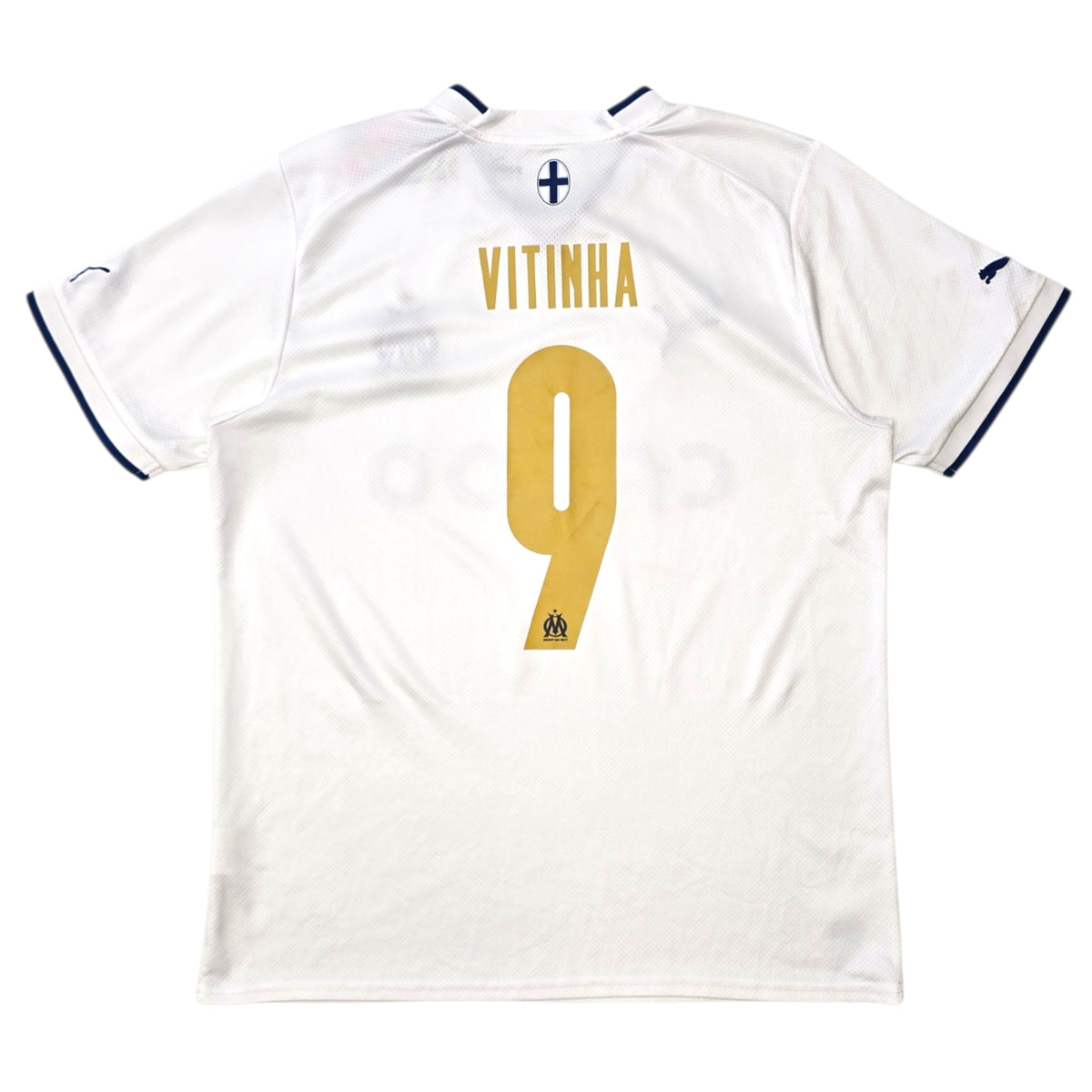 2022/23 Olympique Marseille Home Football Shirt (L) Puma #9 Vitinha