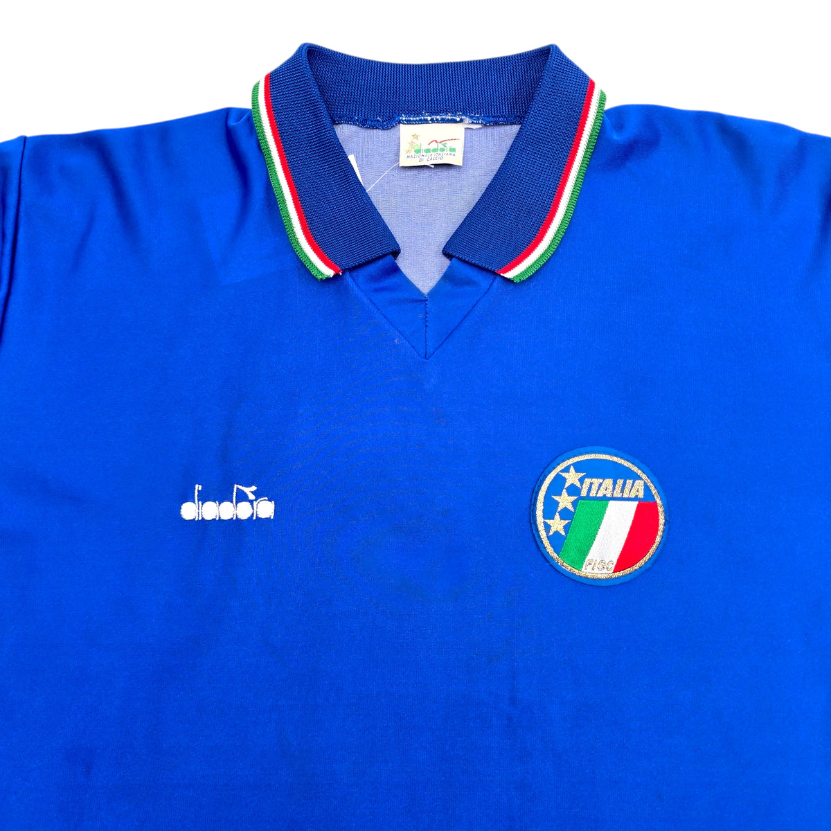 1986/90 Italy Home Football Shirt (M) Diadora