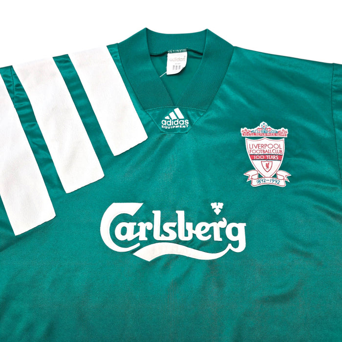 1992/93 Liverpool Away Football Shirt (XL) Adidas