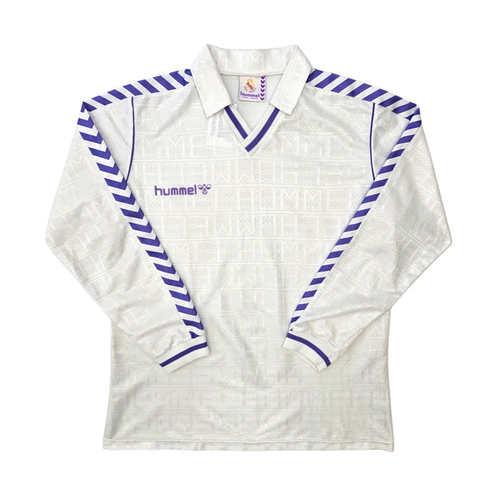 1988/89 Real Madrid Home Football Shirt (XL) Hummel