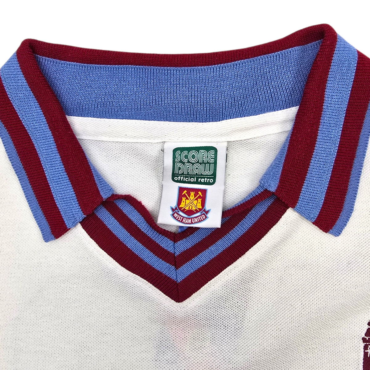 1979/80 West Ham United Away Football Shirt (XL) Score Draw #10 (Brooking) FA Cup
