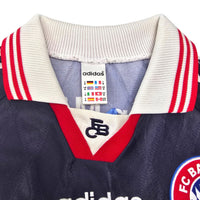 1997/99 Bayern Munich Home Football Shirt (M) Adidas #9 Elber
