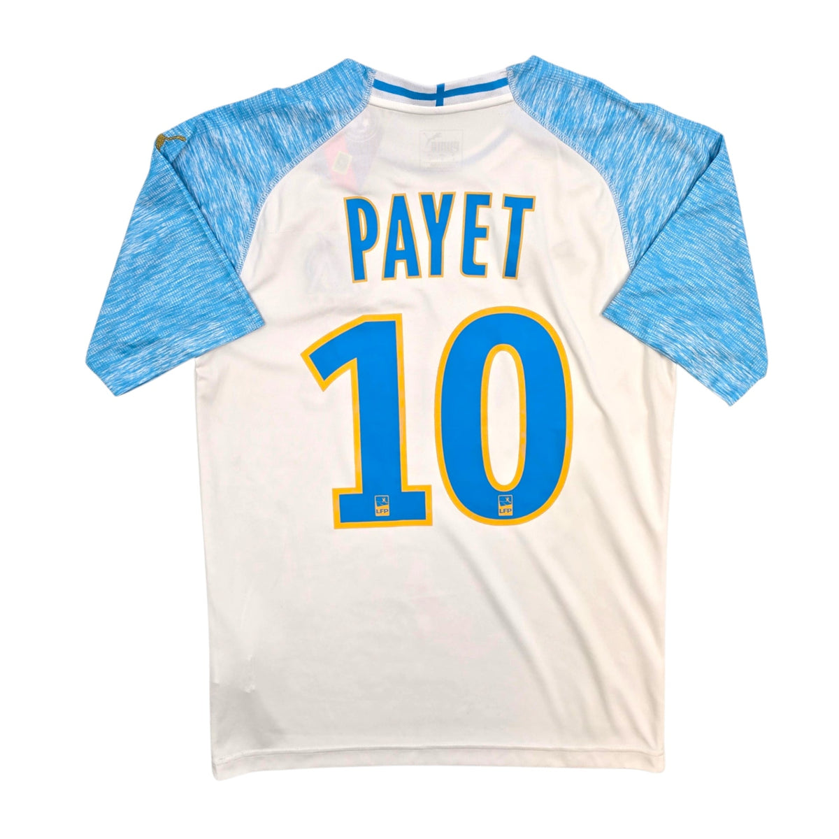 2018/19 Olympique Marseille Home Football Shirt (S) Puma #10 Payet