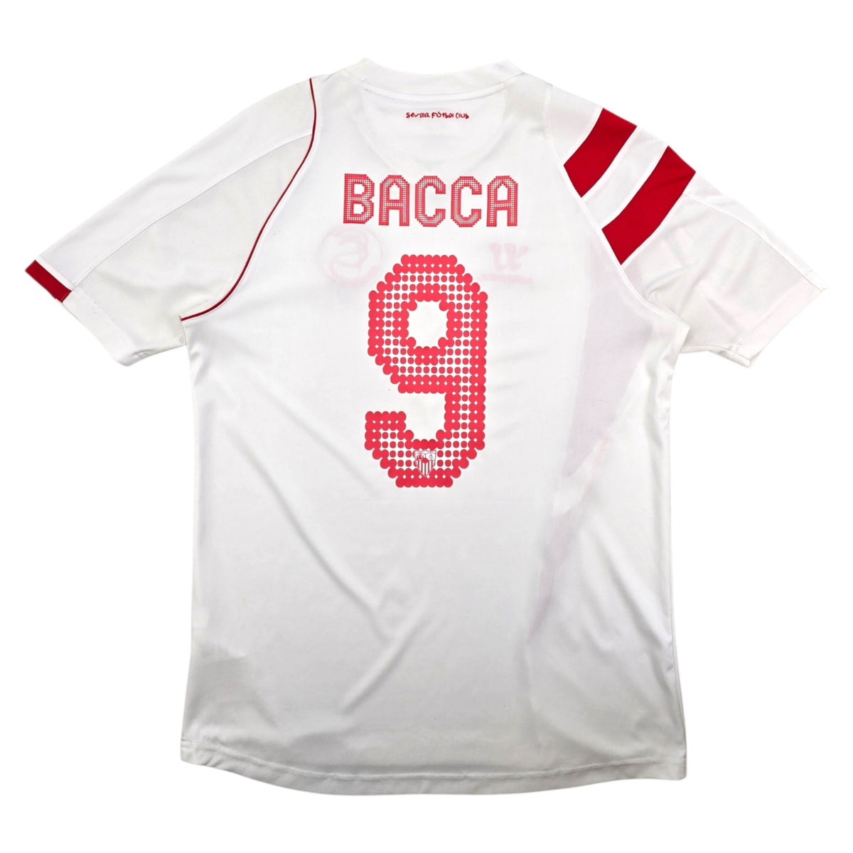 2014/15 Sevilla Home Football Shirt (M) Warrior #9 Bacca