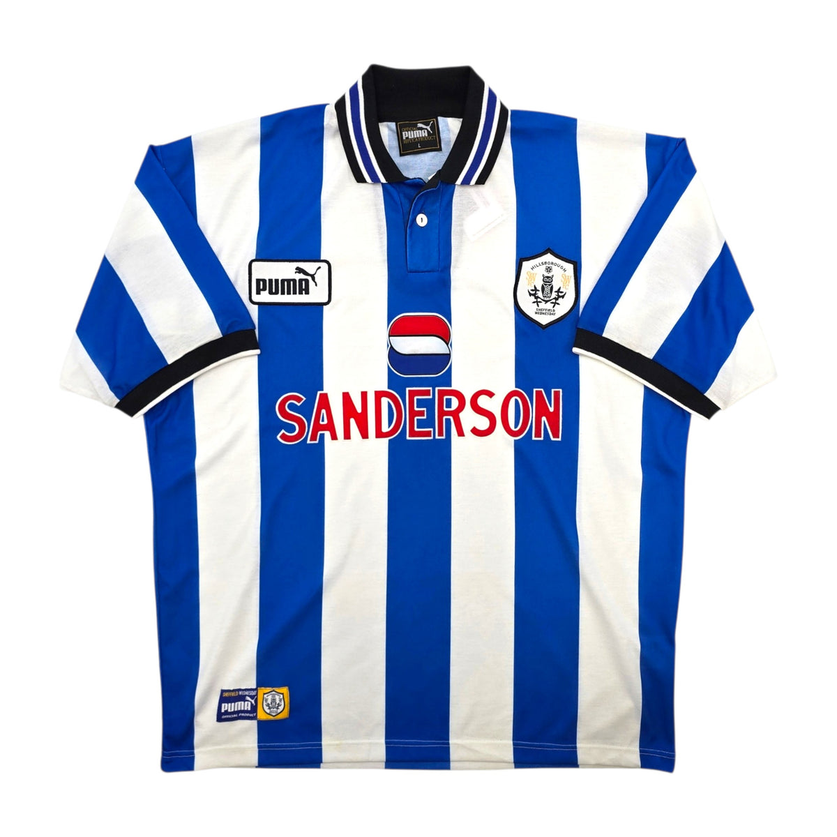 1997/99 Sheffield Wednesday Home Football Shirt (L) Puma