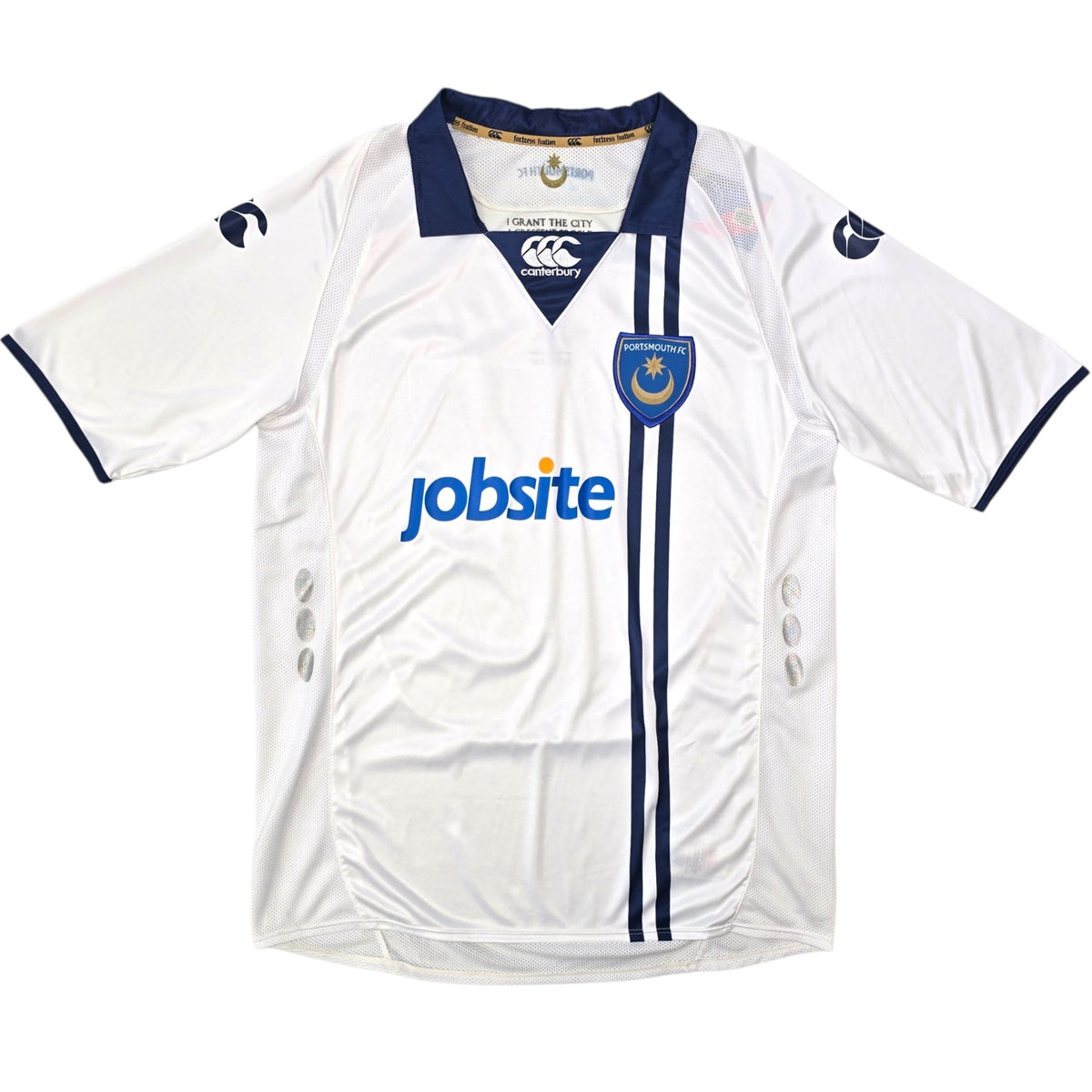 2009/10 Portsmouth Away Football Shirt (M) Canterbury #27 Kanu