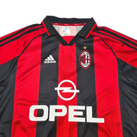 1998/99 AC Milan Home Football Shirt (XL) Adidas