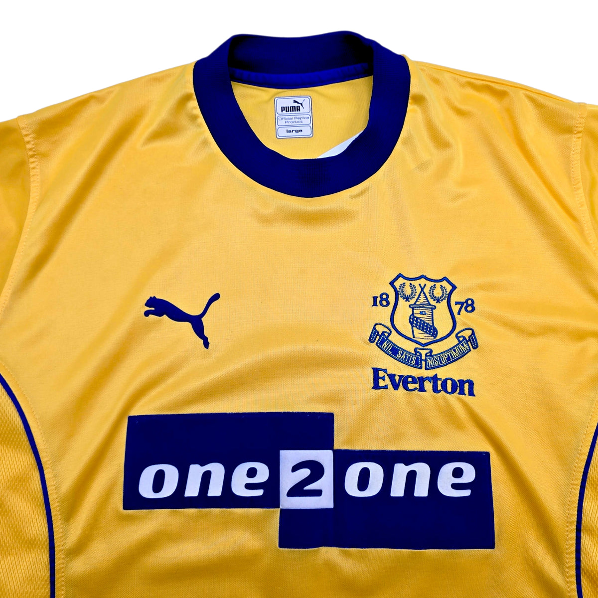 2000/01 Everton Away Football Shirt (L) Puma