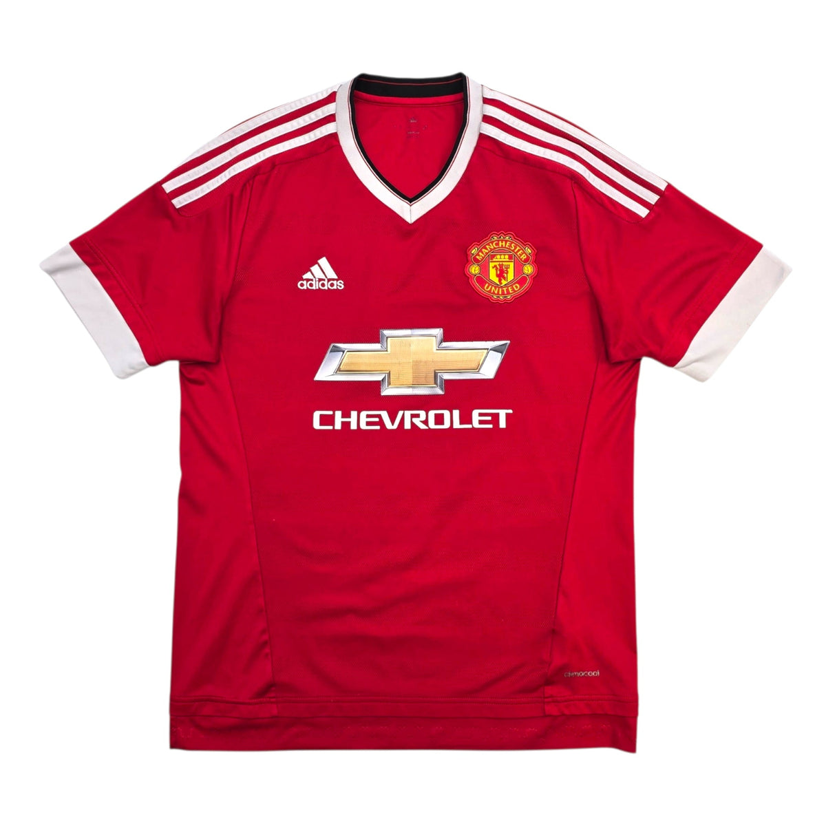 2015/16 Manchester United Home Football Shirt (M) Adidas