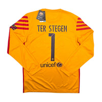 2015/16 Barcelona Goal Keeper Football Shirt (M) Nike #1 Ter Stegen (BNWTs)