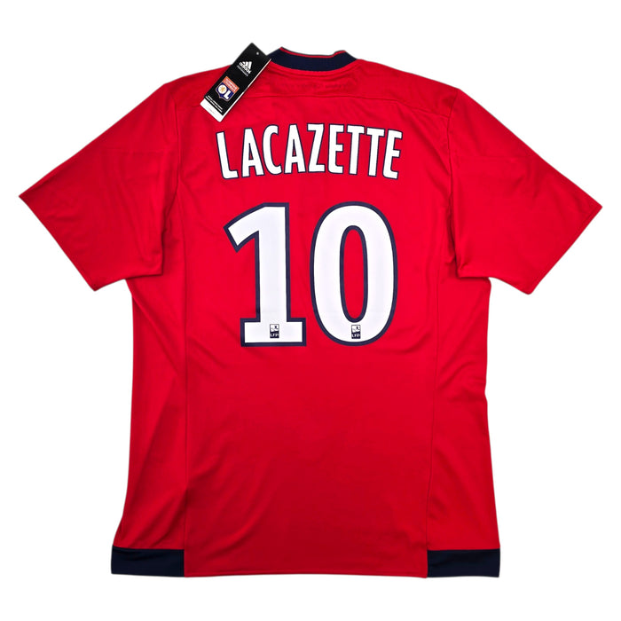 2015/16 Olympique Lyonnais Away Football Shirt (L) Adidas #10 Lacazette (BNWTs)