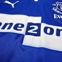 2000/02 Everton Home Football Shirt (M) Puma #10 Ferguson