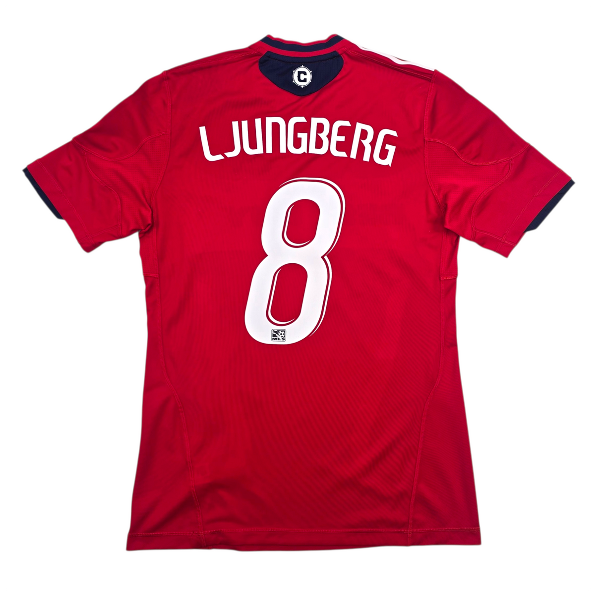 2009/10 Chicago Fire Home Football Shirt (M) Adidas #8 Ljungberg (Player Version)