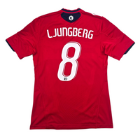 2009/10 Chicago Fire Home Football Shirt (M) Adidas #8 Ljungberg (Player Version)