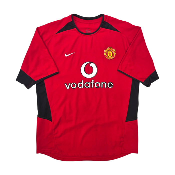 2002/04 Manchester United Home Football Shirt (M) Umbro #21 Forlan | Player Version