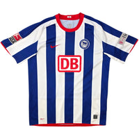 2008/09 Hertha Berlin Home Football Shirt (L) Nike #27 Chermiti