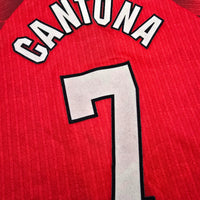 1996/98 Manchester United Home Football Shirt (M) Umbro #7 Cantona