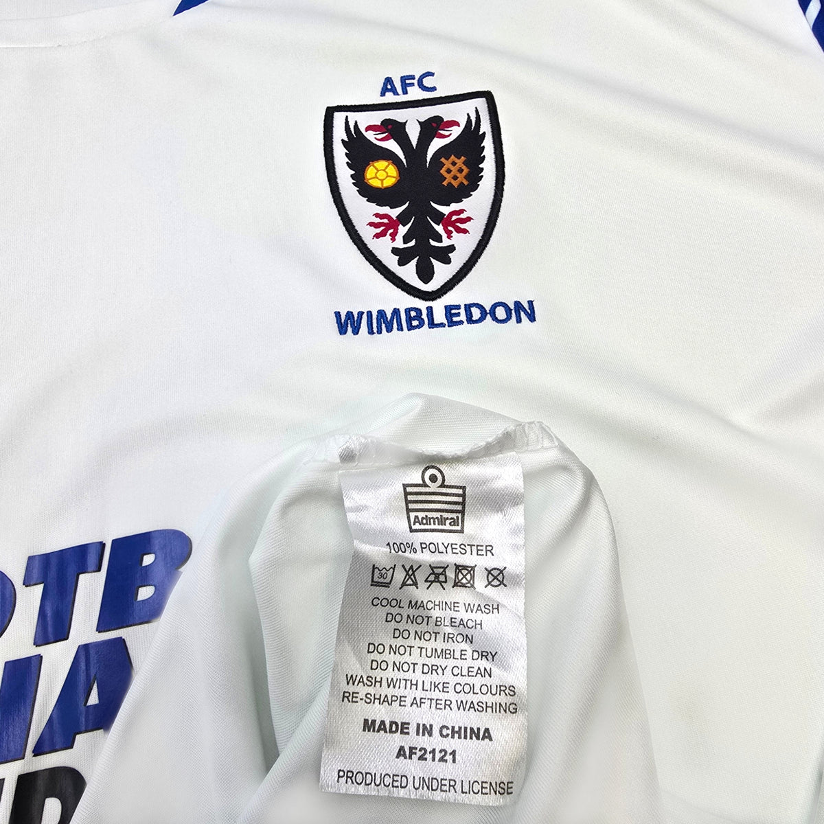 2014/16 Wimbledon Away Football Shirt (XL) Admiral