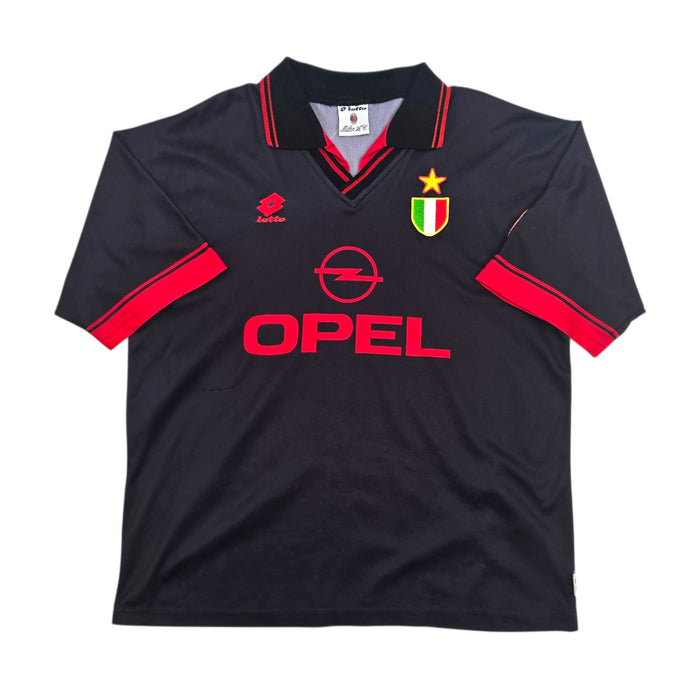 1996/97 AC Milan Third Football Shirt (L) Lotto #3 Maldini