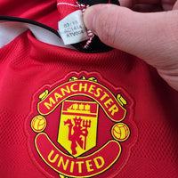 2015/16 Manchester United Home Football Shirt (S) Adidas