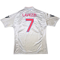 2009/10 Napoli Away Football Shirt (2XL) Macron #7 Lavezzi